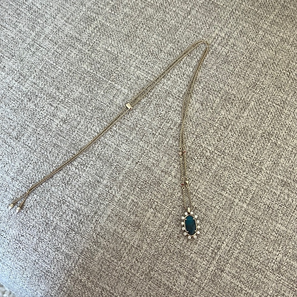 Kendra Scott Necklace Aqua Apatite - Picture 4 of 7